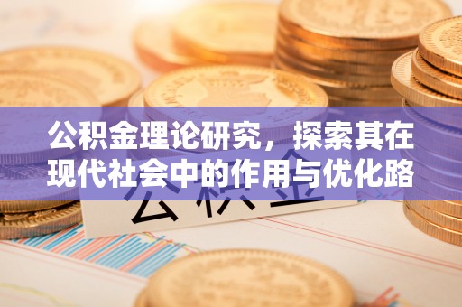 鹿港公积金理论研究，探索其在现代社会中的作用与优化路径