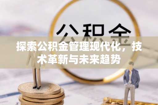 鹿港探索公积金管理现代化，技术革新与未来趋势