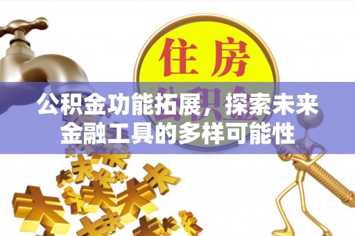 鹿港公积金功能拓展，探索未来金融工具的多样可能性
