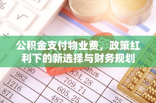 鹿港公积金支付物业费，政策红利下的新选择与财务规划