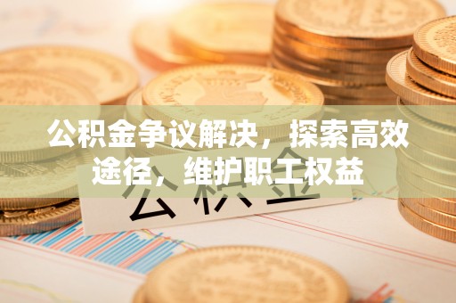 鹿港公积金争议解决，探索高效途径，维护职工权益