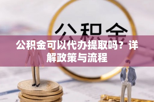 鹿港公积金可以代办提取吗？详解政策与流程