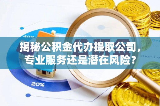 鹿港揭秘公积金代办提取公司，专业服务还是潜在风险？