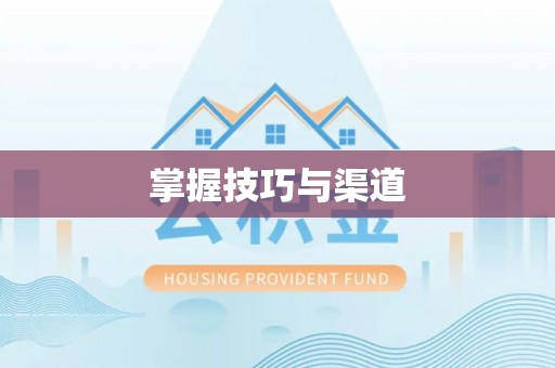鹿港掌握技巧与渠道